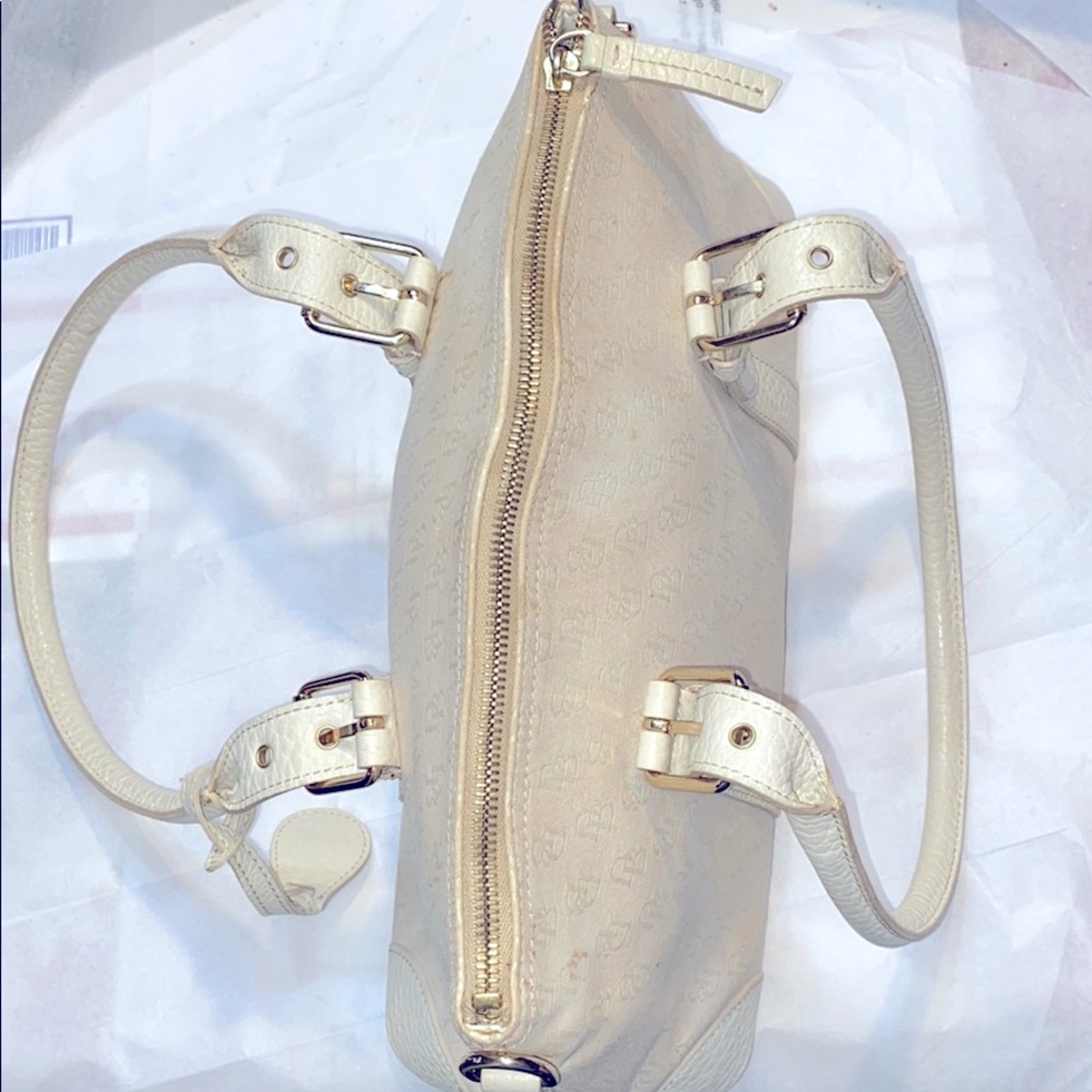 Dooney & Bourke signature satchel bag cream ivory - Picture 8 of 16